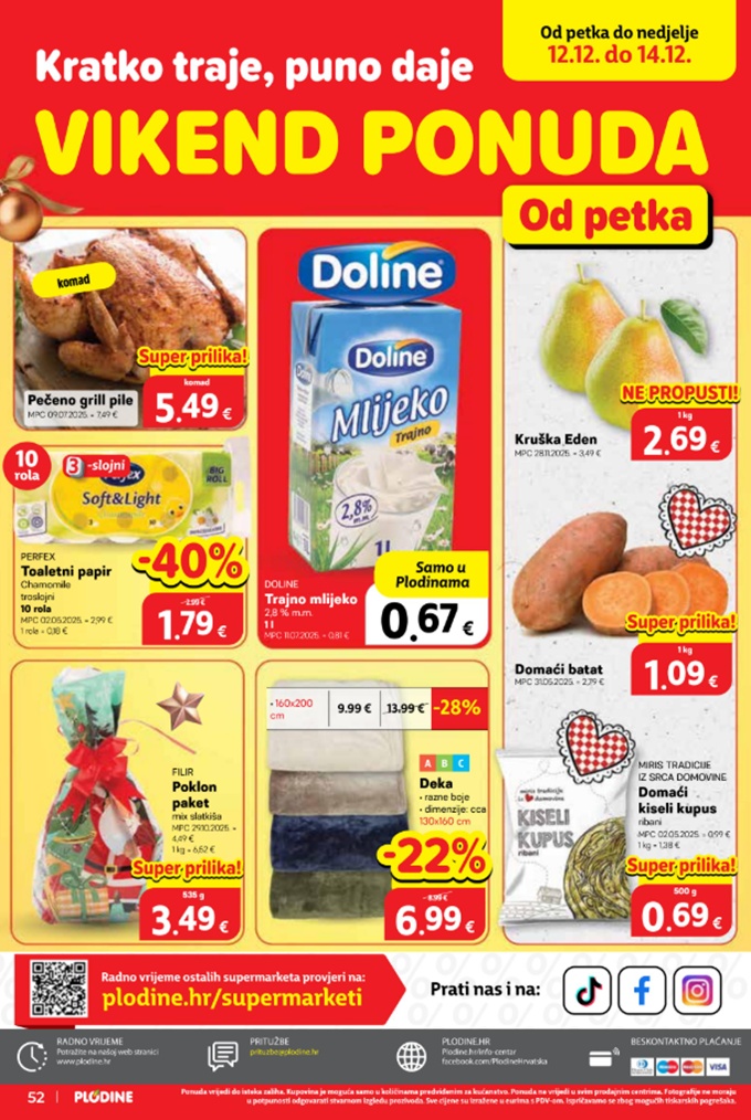 Plodine vikend akcija