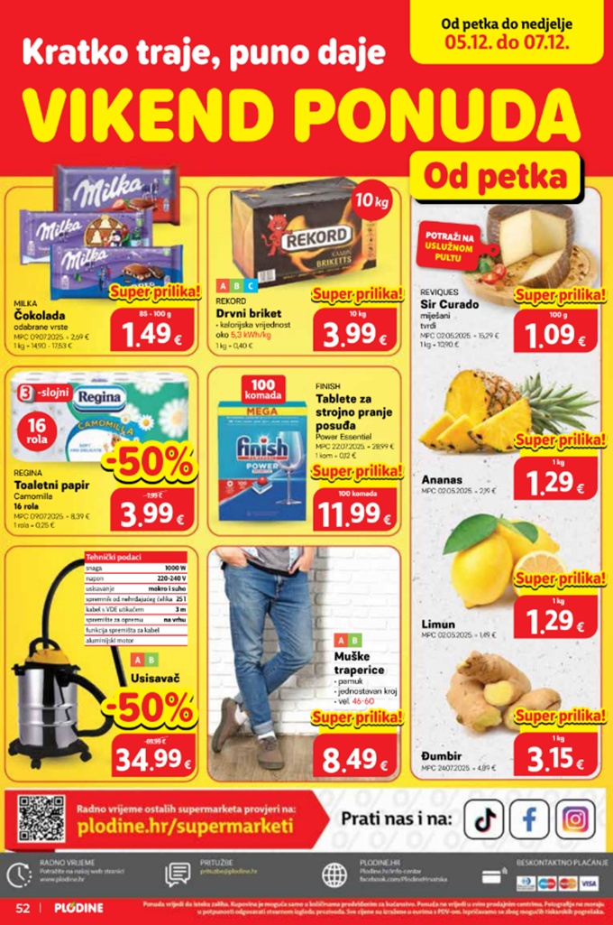 Plodine vikend akcija
