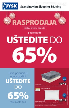 Jysk katalog Rasprodaja