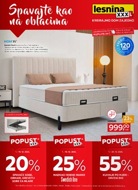 Lesnina katalog Spavajte kao na oblacima