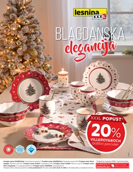 Lesnina katalog Villeroy & Boch božićni porculan