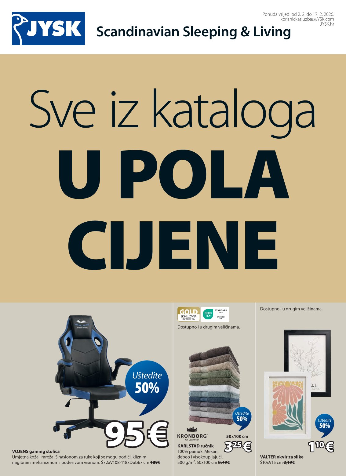 JYSK katalog Sve u pola cijene