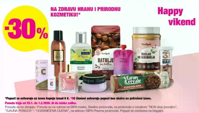 Bipa vikend akcija