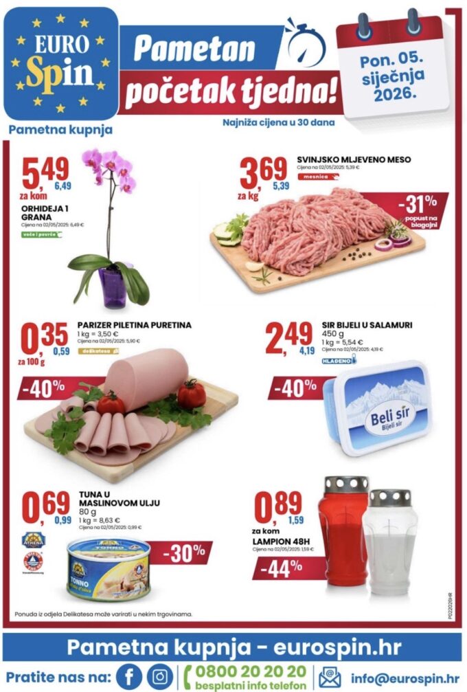 Eurospin akcija za početak tjedna