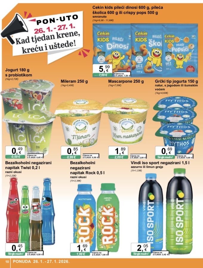 KTC akcija za početak tjedna