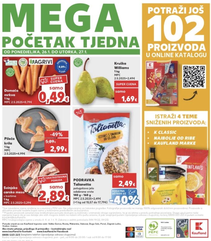 Kaufland akcija za početak tjedna