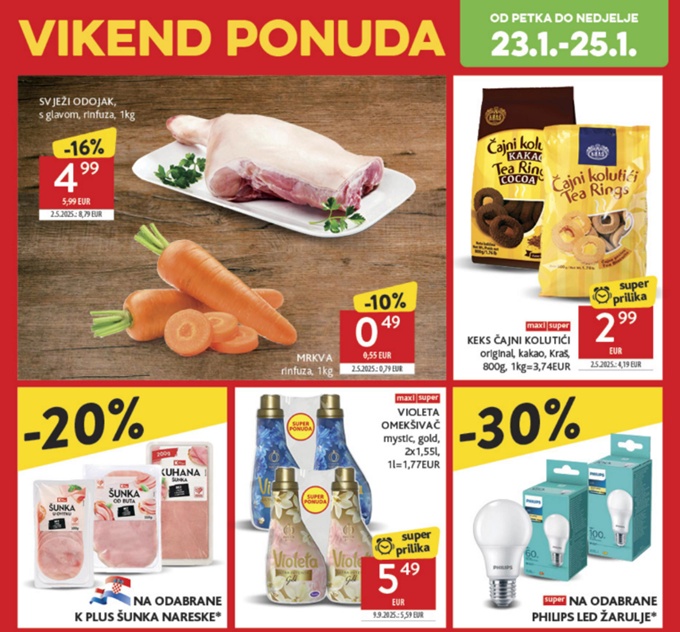 Konzum vikend akcija