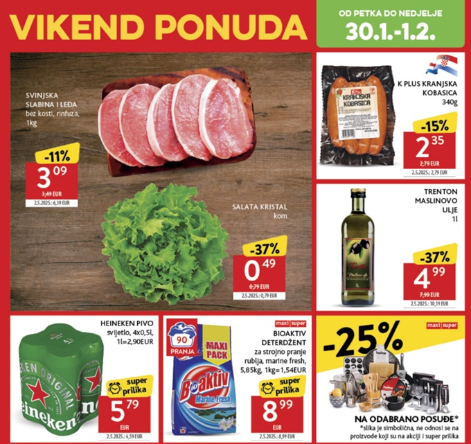 Konzum vikend akcija