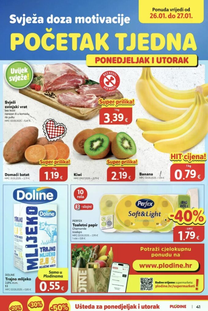 Plodine akcija za početak tjedna
