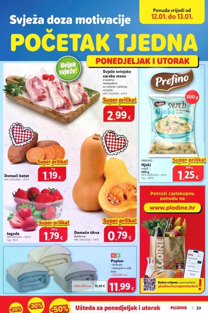 Plodine akcija za početak tjedna