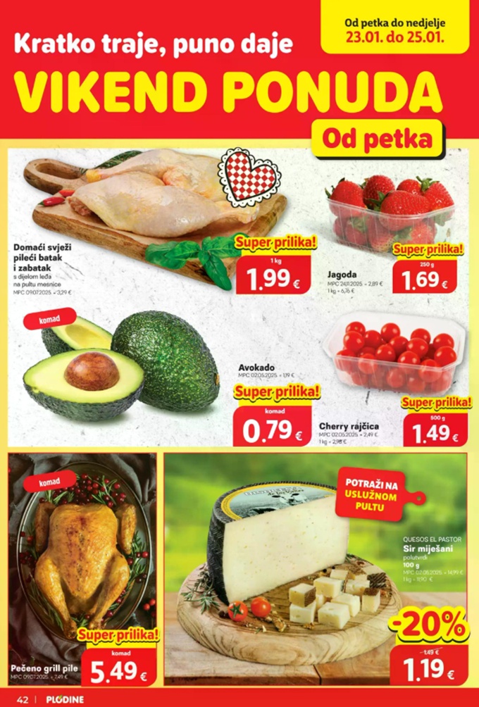 Plodine vikend akcija