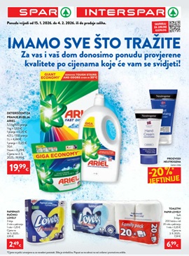Interspar katalog Čišćenje kuće i njega tijela