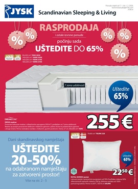 JYSK katalog Rasprodaja