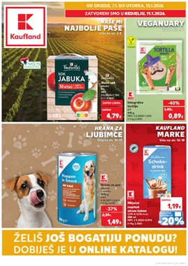 Kaufland katalog Veganuary, hrana za ljubimce