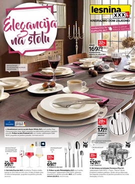 Lesnina katalog Elegancija na stolu