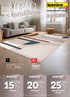 Lesnina katalog Koraci s karakterom