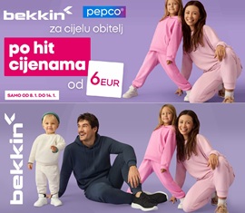 Pepco katalog Bekkin trenirke za cijelu obitelj