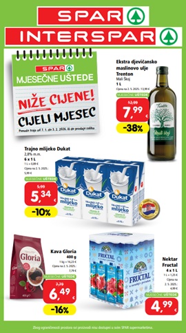 Spar i Interspar katalog Mjesečne uštede