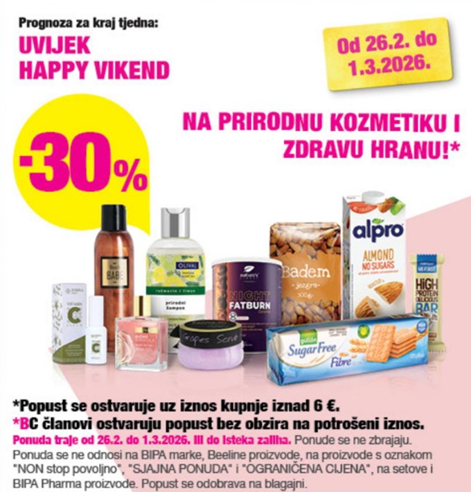 Bipa vikend akcija