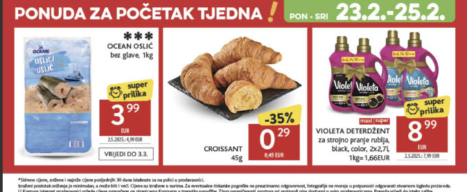 Konzum akcija za početak tjedna