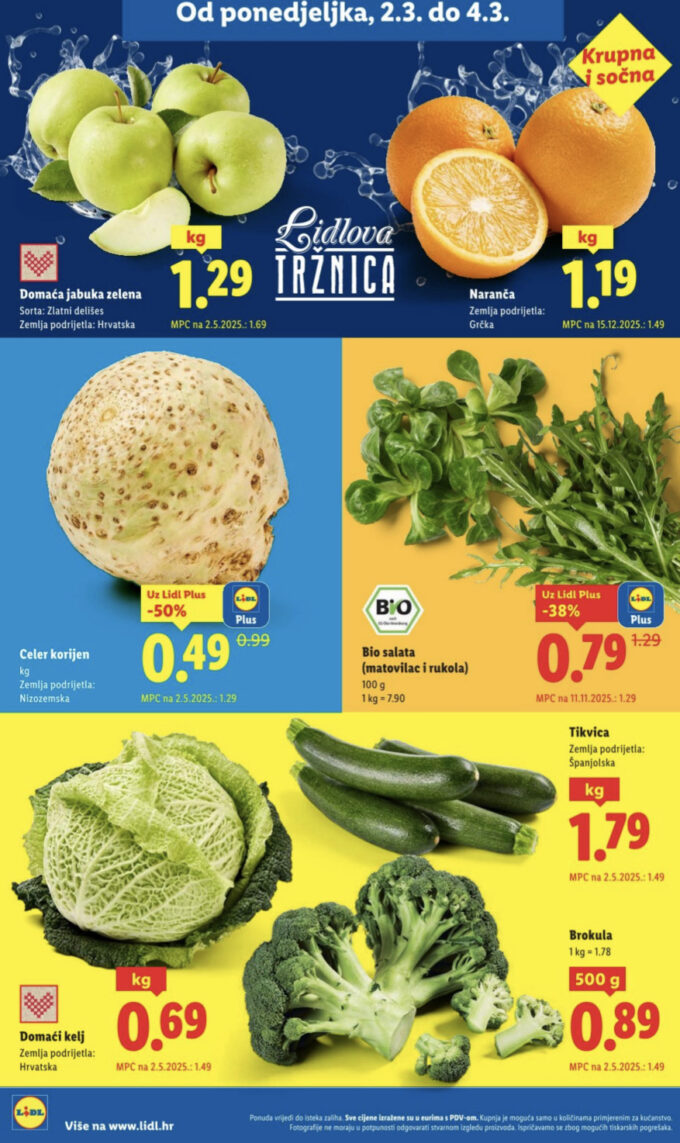 Lidl akcija za početak tjedna