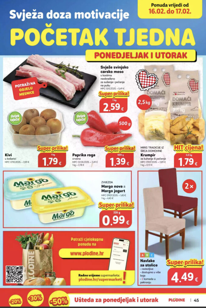 Plodine akcija za početak tjedna