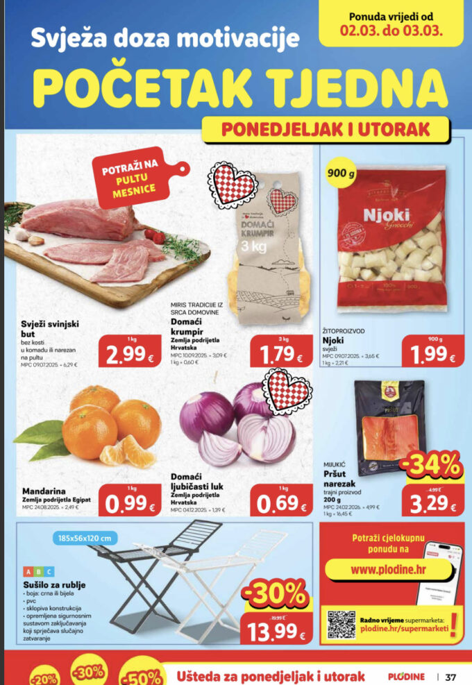 Plodine akcija za početak tjedna 