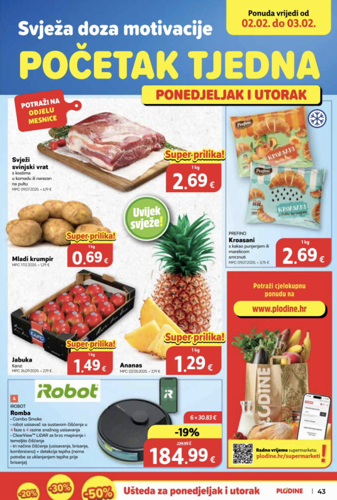 Plodine akcija za početak tjedna