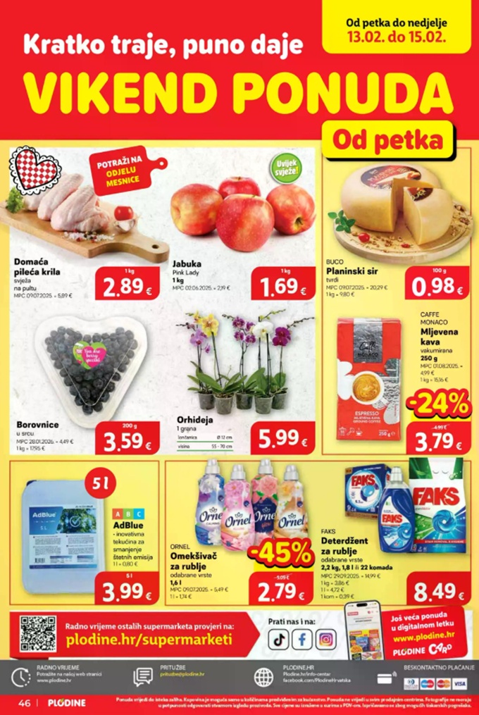 Plodine vikend akcija