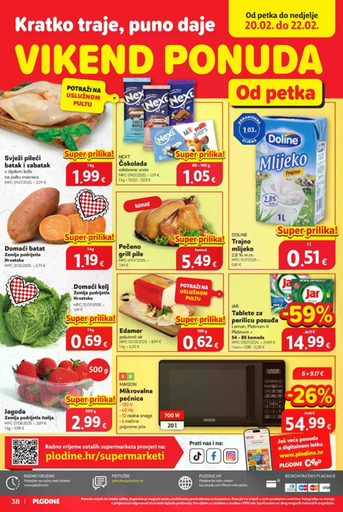 Plodine vikend akcija