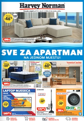 Harvey Norman katalog Sve za apartman