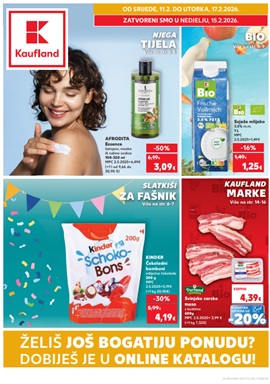 Kaufland katalog Njega tijela, bio i slatkiši