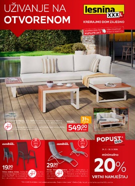 Lesnina katalog Uživanje na otvorenom