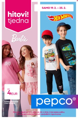 Pepco katalog Barbie i Hot Wheels