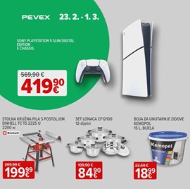 Pevex katalog Pevexovih sedam