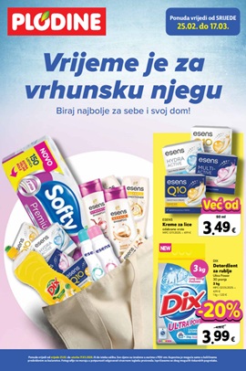 Plodine katalog Njega i čišćenje