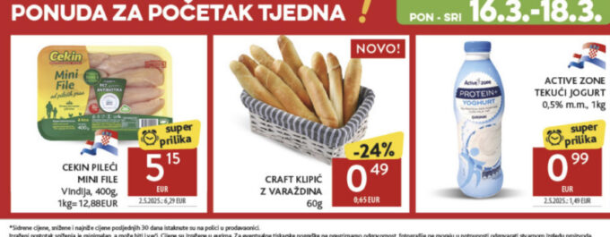 Konzum akcija za početak tjedna