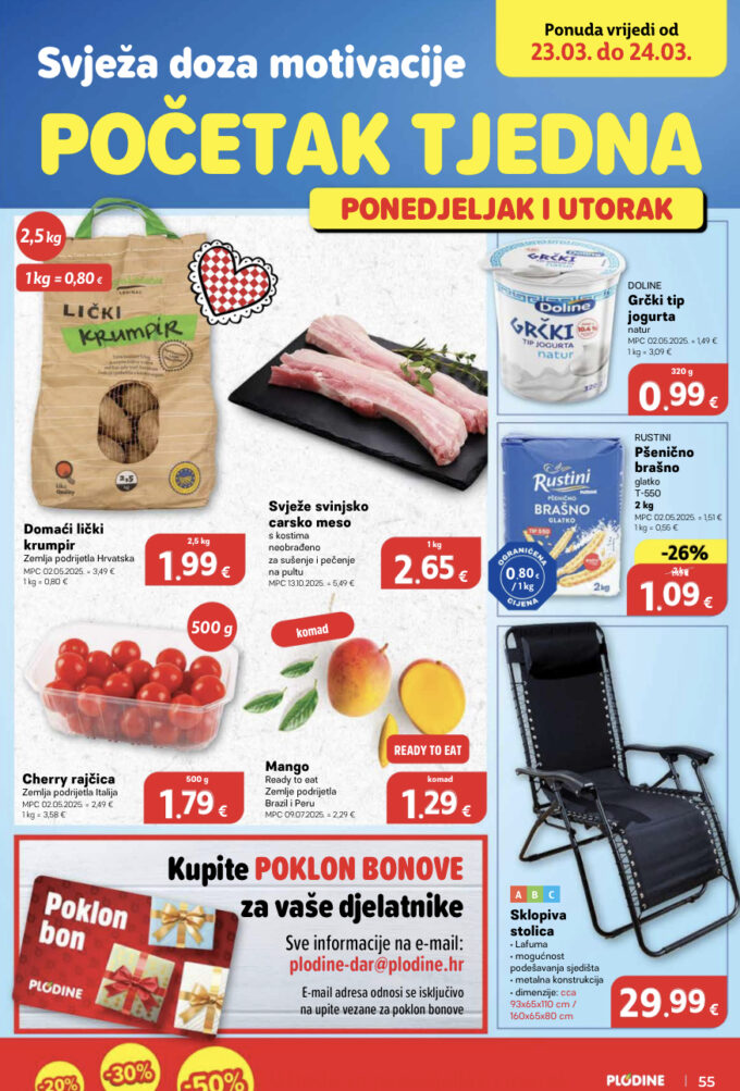 Plodine akcija za početak tjedna
