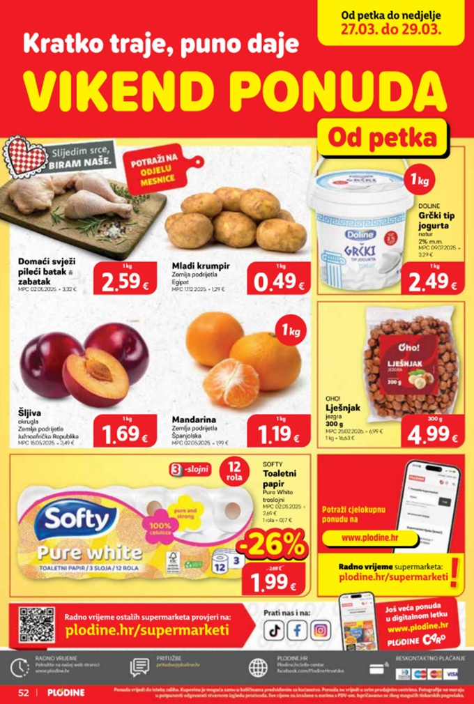 Plodine vikend akcija