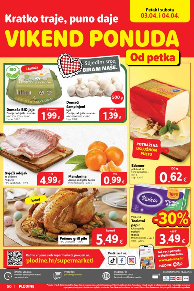 Plodine vikend akcija