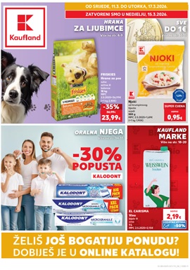 Kaufland katalog Hrana za kućne ljubimce, sve do 1€, oralna njega