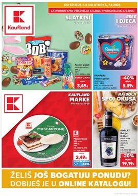 Kaufland katalog Slatkiši, bebe i djeca, najbolji spoj okusa