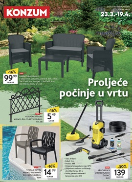 Konzum katalog Proljeće u vrtu