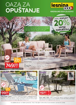 Lesnina katalog Oaza za opuštanje