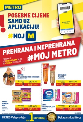 Metro katalog prehrana i neprehrana