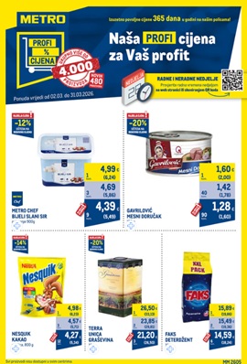 Metro katalog Profi cijena