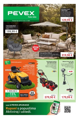 Pevex katalog Vrt