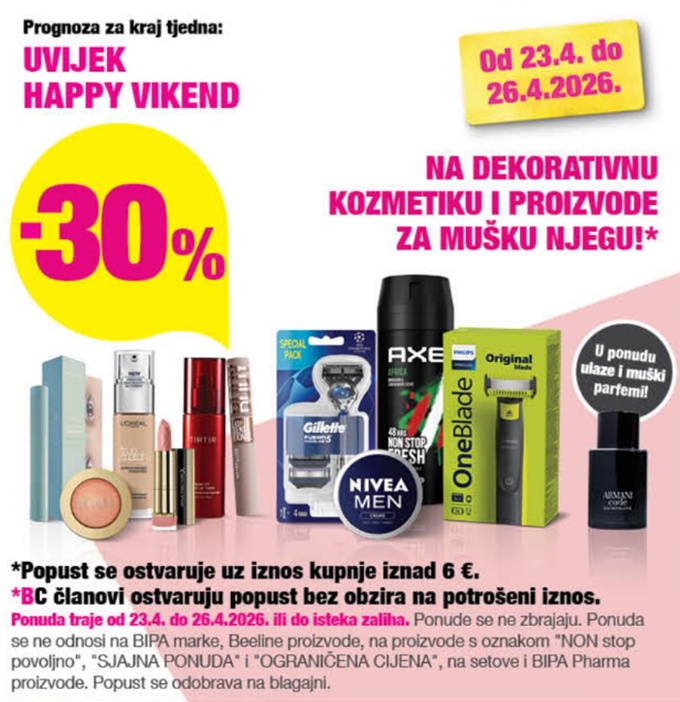 Bipa vikend akcija