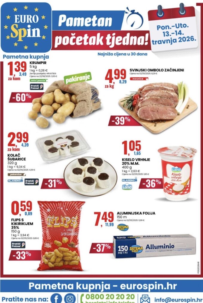 Eurospin akcija za početak tjedna
