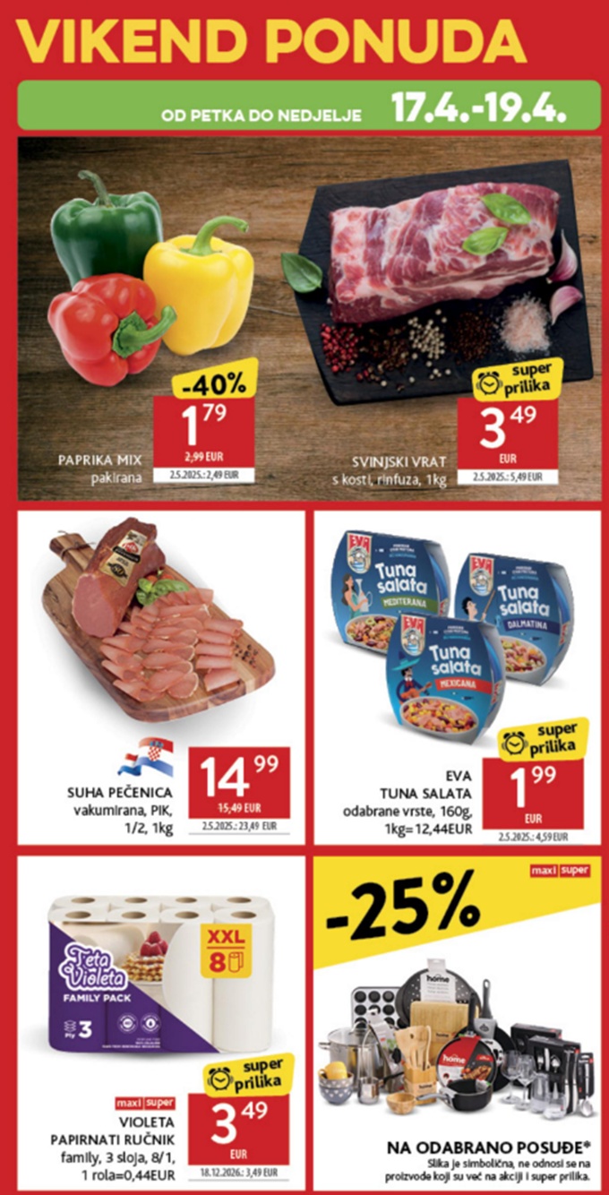 Konzum vikend akcija